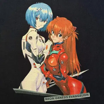 신세기 에반게리온 T셔츠 90s