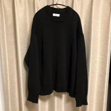 Afiit 25SS 코튼 니트 블랙