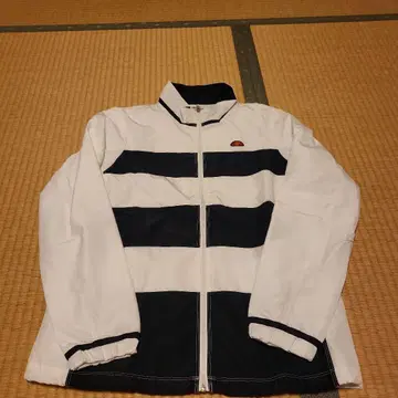 나일론 자켓 화이트/네이비 스트라이프