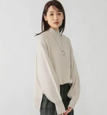 새상품 글로벌 워크 멜티 하이넥 아제 풀오버 스웨터 니트