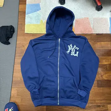 Zesp NY Y2K 지퍼 후드티