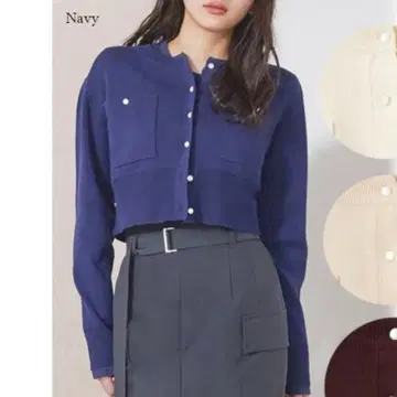 COCO DEAL 코코딜 포켓 디자인 숏 가디건