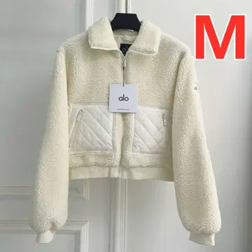 [ 새상품 ] ALO YOGA 신상 화이트 아우터 자켓 M
