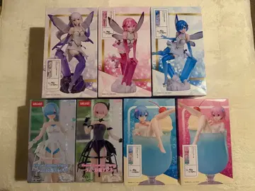 7개 세트 리제로 라운드원 한정판 피규어