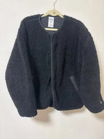 오르치발 울 보아 블루종 자켓 / 사이즈 2 블랙