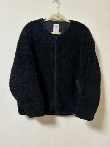 ORCIVAL 오르시발 울 보아 블루종 자켓 / 사이즈 2 블랙