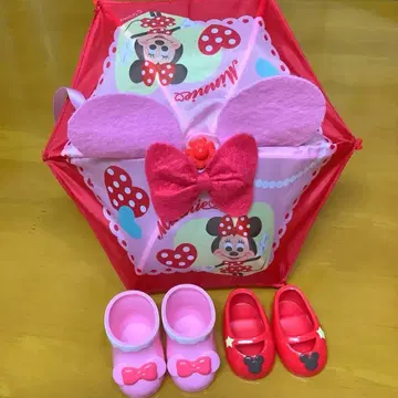 레민 & 소란 미키 & 미니 우산 & 신발 세트