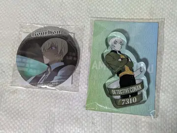 명탐정 코난 제로의 일상 세가 럭키 쿠지 캔뱃지 아무로 토오루 버번