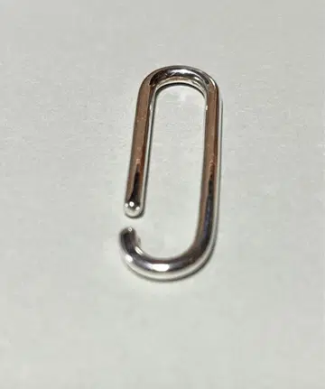 e.m. 오벌 이어커프 실버