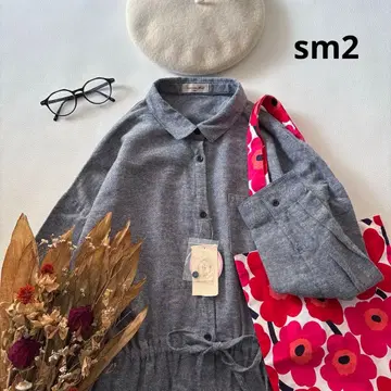 b626*새상품 사만사 모스모스 코튼 셔츠 원피스