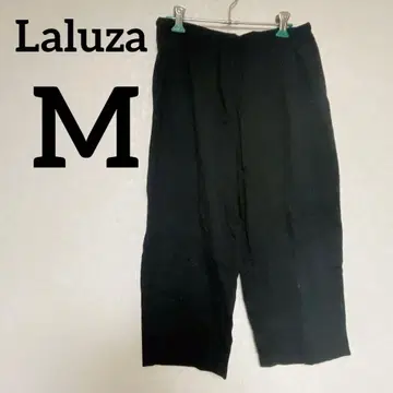 특가 즉시 구매 OK Laluza 블랙 검정 캐주얼 팬츠 [ M ]