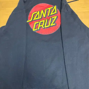 SANTA CRUZ 블랙 후드티 M