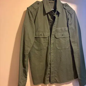 EdItion BASICS 올리브 그린 밀리터리 자켓