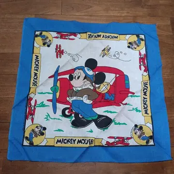 80s 빈티지 WaltDisney 미키마우스 미국제 편이 반다나