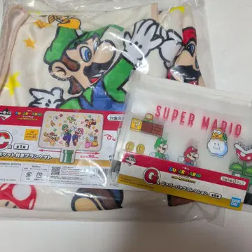 슈퍼 마리오 담요 약 90cm 반다이 지퍼 컬렉션