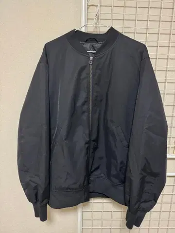 PLST 블랙 MA-1 자켓