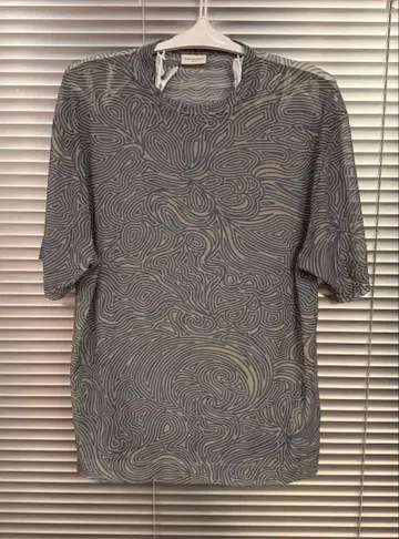 DRIES VAN NOTEN 추상 패턴 티셔츠 S 사이즈