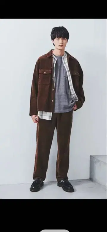 코듀로이 셰프 팬츠 셋업