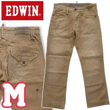 극강 시크! 에드윈 EDWIN 505 KHAKI 더블니 페인터 팬츠