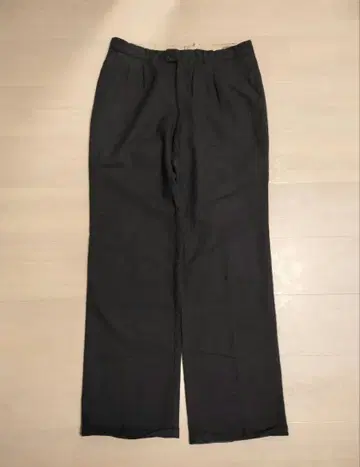 70s 80s 울 슬랙스 네이비 썸머 울 2턱 w33