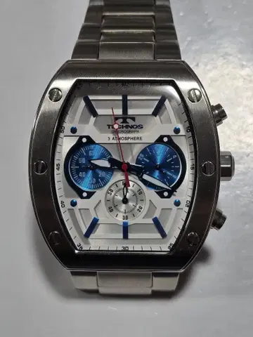 희소품 테크노스 크로노그래프 T6B38 손목시계 중고품