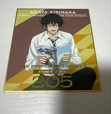 테니스의 왕자님 테니프리 키리하라 아카야 가을 독서 색지 205