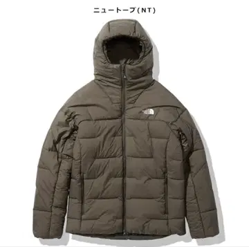 THE NORTH FACE 다운 자켓 후드 부착 올리브 그린