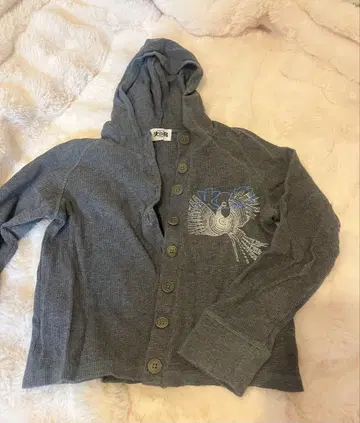 [ office kiko ] 히노토리 BUTTON-DOWN HOODIE