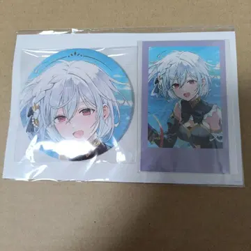 니지산지 시즈카 린 벌스데이 굿즈 2025 캔뱃지&폴라로이드 카드