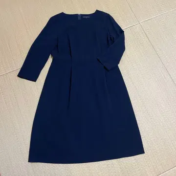 23구 포멀 원피스 빅 사이즈 40 네이비 플레어 세레모니