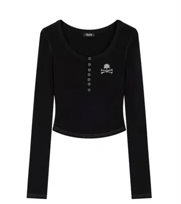 HILLDA Lust Slim Tee 블랙