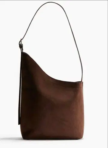 H&M 브라운 스웨이드 느낌 숄더백