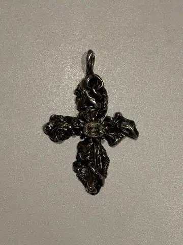 실버 펜던트 크로스 핸드메이드 아트 고딕