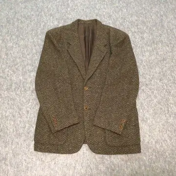 90s vintage 테일러드 자켓 브라운 울 남성용 L 가을/겨울