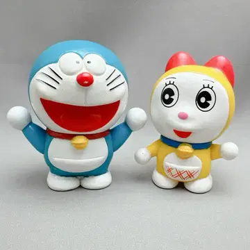 1996년 더 도라에몽즈 소프트 비닐 도라에몽 도라미짱 피규어 레트로