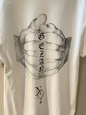 GEZAN NO GOD T셔츠 M사이즈