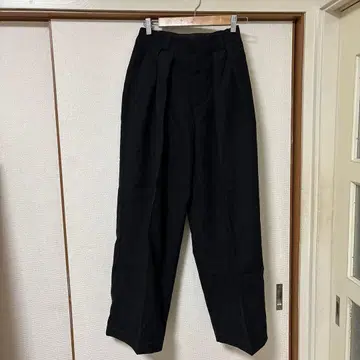 andrea&co 코듀로이 팬츠 하이웨스트 블랙