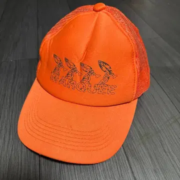 MARQUEE 메쉬 캡 오렌지 구제 의류
