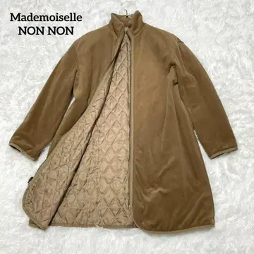 마드모아젤 논논 플리스 집업 코트 퀼팅 프리