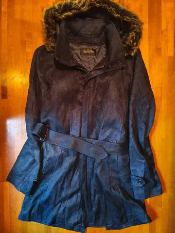 토네이도 마트 퍼 모즈 코트 스웨이드