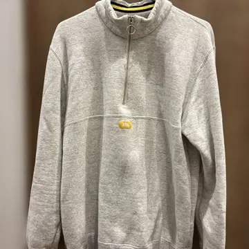 FTC 하프 지퍼 맨투맨 M 그레이