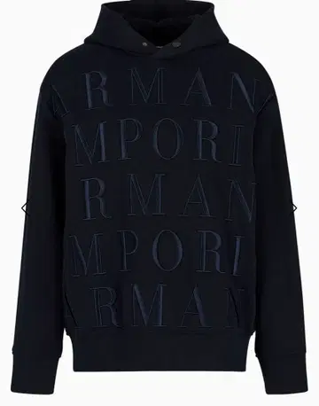 EMPORIO ARMANI 후드 부착 맨투맨