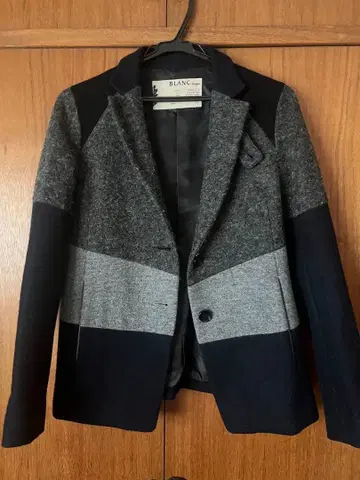 BLANC 테일러드 자켓 네이비 그레이