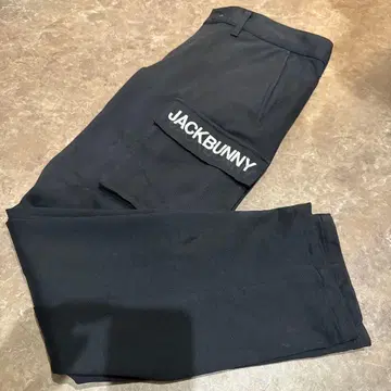 JACKBUNNY 블랙 팬츠 포켓 부착 5