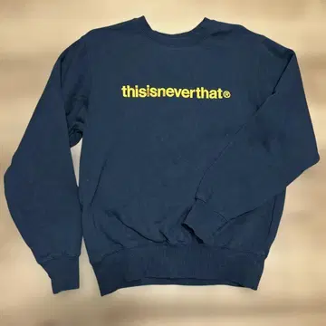 thisisneverthat 네이비 맨투맨 S