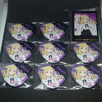 러브 라이브! 선샤인!! 오하라 마리 하트 캔뱃지 8개 카드 포함