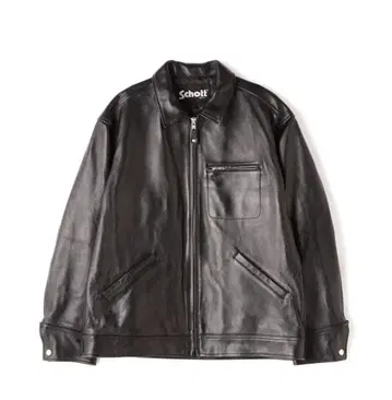 SCHOTT LEATHER TRACKER JACKET 가죽 트래커