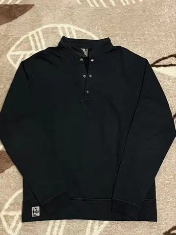 참스 허리케인 탑 맨투맨 남성용 S 블랙