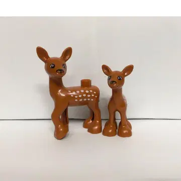 레고 듀플로 동물 어미 사슴 새끼 사슴 세트