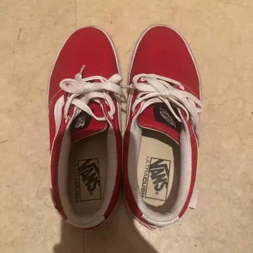 Vans 울트라쿠시 레드 스니커즈